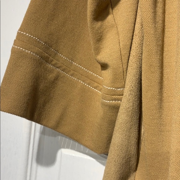 Zara Tan Mixed Suede Top New - Picture 11 of 13